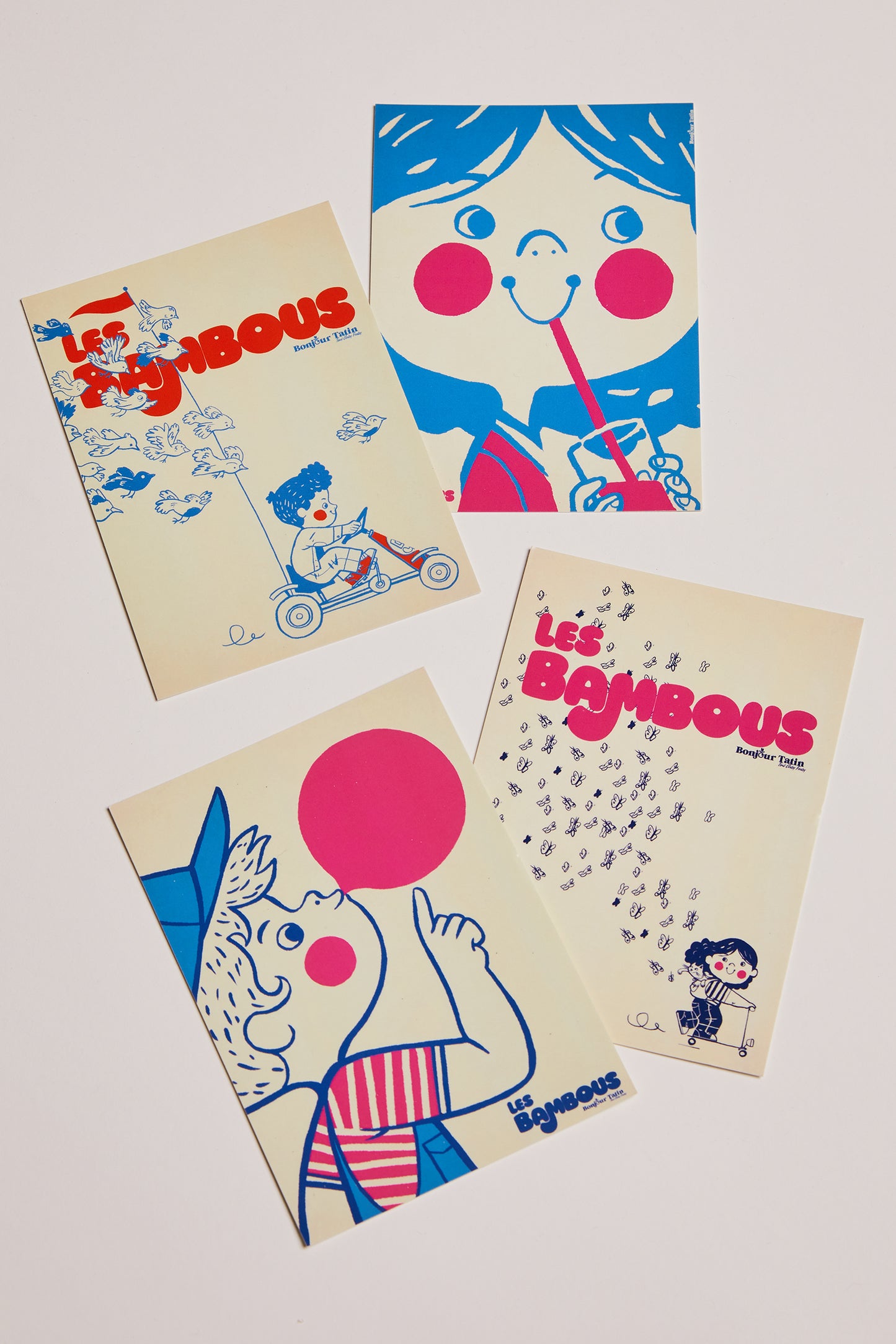 Postcard set 'It's Spring!' Les Bambous