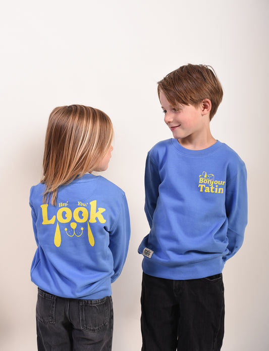 LOOK Radiant Blue Organic Sweater Kids