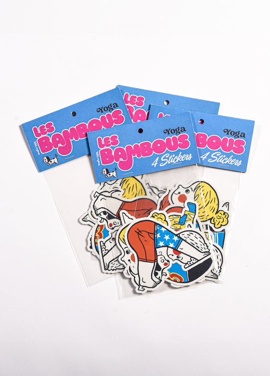 Stickerset Yoga - Les Bambous